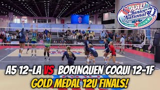 AAU Nationals 2024  A5 12LA vs Borinquen Coqui 12 1F  Gold Medal 12U FINALS [upl. by Rol]