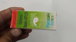 Paracain Eye drops  Proparacaine Hcl Ophthalmic solution usp 05 Uses  paracain Eye Drops Uses [upl. by Cash]