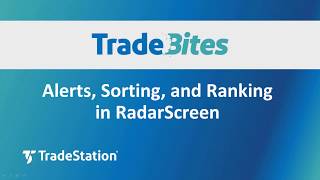 Alerts Sorting and Ranking in RadarScreen [upl. by Reinertson]