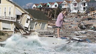 Storm Eunice destroys the Netherlands The wind of 150 kmh blows people and pulls out trees [upl. by Swec670]