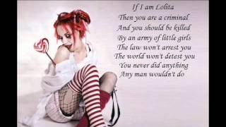 Gothic Lolita  Emilie Autumn with lyrics [upl. by Mirna]