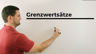 Grenzwertsätze Folgen  Mathe by Daniel Jung [upl. by Evelyn]