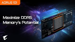 How to Maximize Your DDR5 Memorys Potential  AORUS 101 [upl. by Erodoeht]