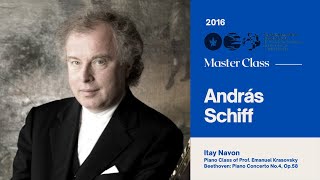 Sir András Schiff Piano Master Class 2016  Itai Navon [upl. by Sel]