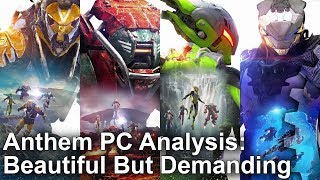 4K Anthem PC Analysis vs Xbox One X Best Settings  Performance Analysis [upl. by Airtina]