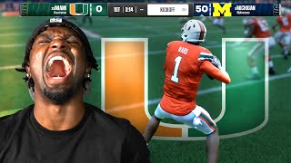 COMEBACK GAME OF THE YEAR  College Football 25 Gameplay [upl. by Burn]