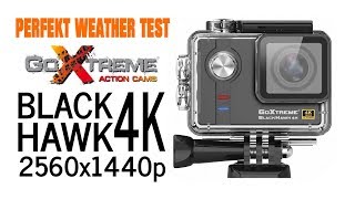 Easypix GoXtreme Black Hawk 4K STABILIZED Perfect weather Test 2K Original QHD 60fps [upl. by Eibob697]