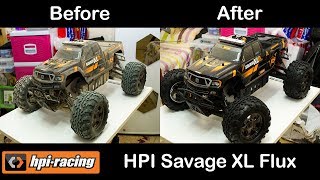 HPI Savage XL Flux Cleaning [upl. by Milissa]