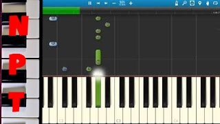 Alvaro Soler  El Mismo Sol  Piano Tutorial  Como Tocar  Synthesia [upl. by Thorner]