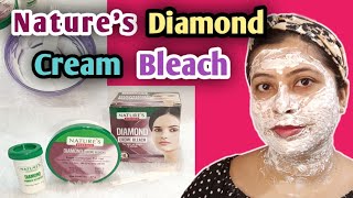 How to do Bleach at home  Natures Diamond Cream Bleach  step by step bleach  bleach kaise karen [upl. by Lectra]