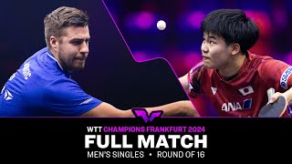 FULL MATCH  Darko Jorgic vs Sora Matsuhima  MS R16  WTTFrankfurt 2024 [upl. by Arezzini415]