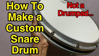 TOP SECRET Build A Custom Snare Drum TODAY [upl. by Nadabb]