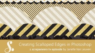 Creating Scalloped Edges in Photoshop [upl. by Adyl610]