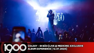 Coldzy  ĐI BÃO LIVE  MEDICINE Exclusive Album Experience  12072024 [upl. by Mycah]