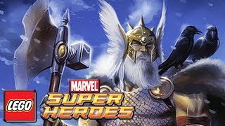 LEGO Marvel Superheroes DLC THOR PACK  ODIN Gameplay [upl. by Gaiser]