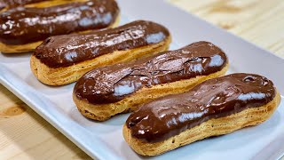 LES ÉCLAIRS AU CHOCOLAT 🍫 Tous les conseils pour réussir la pâte à choux👌 Deli Cuisine [upl. by Anomer]