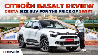 Citroen Basalt Review  Big Stylish amp Value for Money Coupe SUV [upl. by Crompton]