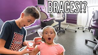 Visiting the ORTHODONTIST for the Very First Time  BRACES vs INVISALIGN [upl. by Eerised]