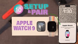 How to Pair Apple Watch 9 with new iPhone 15 Pro MaxPlus Setup [upl. by Bently]