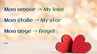 quelques surnom damour traduit en anglais 🥰💝💖💘 [upl. by Jodee]