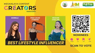 Nominees for the Best Lifestyle Influencer at the Meghalaya Content Creator AwardsHello Meghalaya [upl. by Relyk]