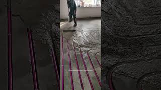 Apartment Floor Heating Pipes Laying In This Way Downstairs Others Home Hotter And Benefit more [upl. by Rosemonde287]