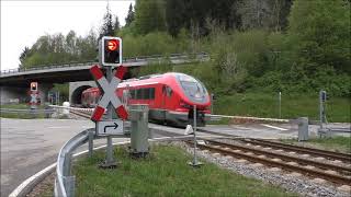 Bahnübergang Oberstaufen quotRainwaldstraßequot [upl. by Bonilla]