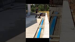 Retaining Wall Part 2 Installing Channel Drains [upl. by Jareen]