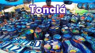 Tonalá talavera Junior y mas tianguis de artesanias para decorar exportar o negocio [upl. by Brookhouse]