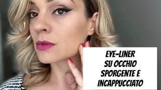 Consigli sull’ Eyeliner e come applicarlo su occhio incappucciato [upl. by Acinot]