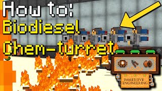 How to Immersive Engineering  Biodiesel amp Chemical Thrower Minecraft 1165 [upl. by Sherry783]