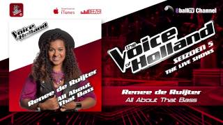 Renee de Ruijter  All About That Bass The voice of Holland 2014 Live show 3 Audio [upl. by Neisa]