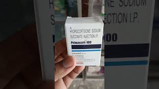 Primacort 100 injection  hydrocortisone sodium injection injection medicine medicaleducation [upl. by Aracaj339]