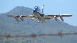 FRECCE TRICOLORI  AEROPORTO DI ALBENGA 09102023 PARTENZA [upl. by Anerok]