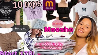 Meesho top haul under 300Rs🌸 [upl. by Ayrb]