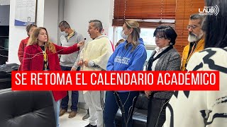 Levantamiento suspensión calendario académico [upl. by Plossl]