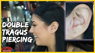 The Double Tragus Ear Piercing [upl. by Asseneg]