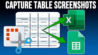 How to use the Windows Snipping Tool Copy as Table Feature [upl. by Nnil]