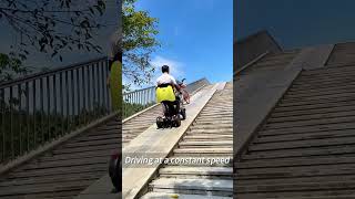 This autobalancing power chair smoothly handles steep slopes [upl. by Russi716]