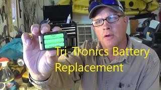 TriTronics Battery ReplacementHow to replace batteries New battery for tritronics dog collars [upl. by Yrgoerg]