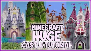 How to Build Huge Minecraft Castles [upl. by Xenos832]