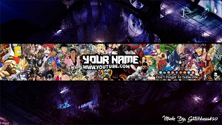 Photoshop FREE HD Gaming YouTube Banner Template PSD  Direct Download 7 [upl. by Kelcey929]