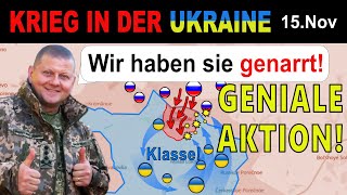 15NOVEMBER VOR ALLER AUGEN  Ukrainische Streitkräfte liefern taktisches Meisterwerk [upl. by Tegdirb16]