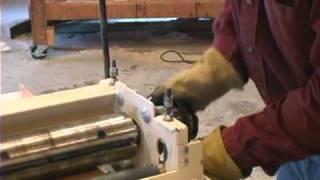 Woodmaster PlanerMolder with Gary Striegler Part 5 Planer Head [upl. by Htessil141]