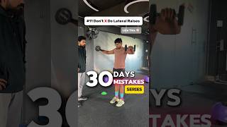 11 Dont ❌ do lateral raises  like this ☝🏻 properform gym mistakes gymseries gymviral [upl. by London]