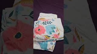 Double bed 5pcs bedsheets set from meesho shorts youtubeshorts meesho pranjalrajput [upl. by Htide]