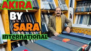 SARA MENS INTERNATIONAL AKIRA BEST WINTER SUITING MEN WEAR FINET SALWAR SUIT [upl. by Aiynat]