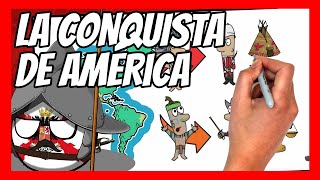 ✅ La CONQUISTA y COLONIZACIÓN española de AMÉRICA  Historia mitos verdades leyenda negra [upl. by Wendell]