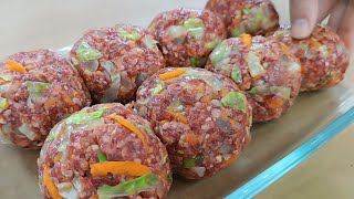 💯 This meatball recipe will drive you crazy 📌 I cook this meatball 3 times a week  tasty amp juicy [upl. by Siuqaj143]