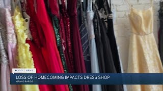 Cancelled homecoming season hurting local dress shops [upl. by Dent284]